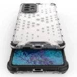 Honeycomb Armored Cover With A Gel Frame Transparent Kryt Samsung Galaxy A73