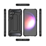 Hybrid Armor Armored Hybrid Black Kryt Samsung Galaxy S24 Fe