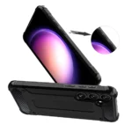 Hybrid Armor Armored Hybrid Black Kryt Samsung Galaxy S24 Fe