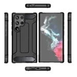 Hybrid Armor Armored Hybrid Black Kryt Samsung Galaxy S25 Ultra