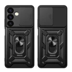 Hybrid Armor Camshield Armored With Camera Cover Black Kryt Samsung Galaxy S24 Plus