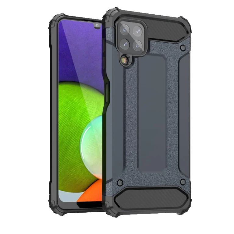 Hybrid Armor Tough Rugged Cover Blue Kryt Samsung Galaxy A22 4G