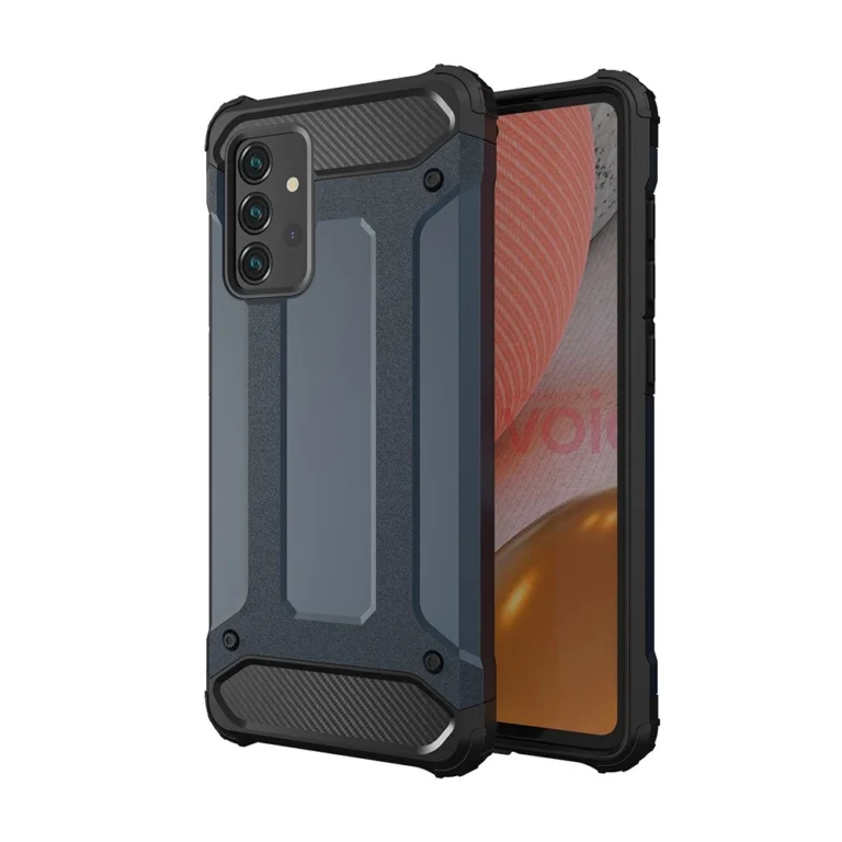 Hybrid Armor Tough Rugged Cover Blue Kryt Samsung Galaxy A72