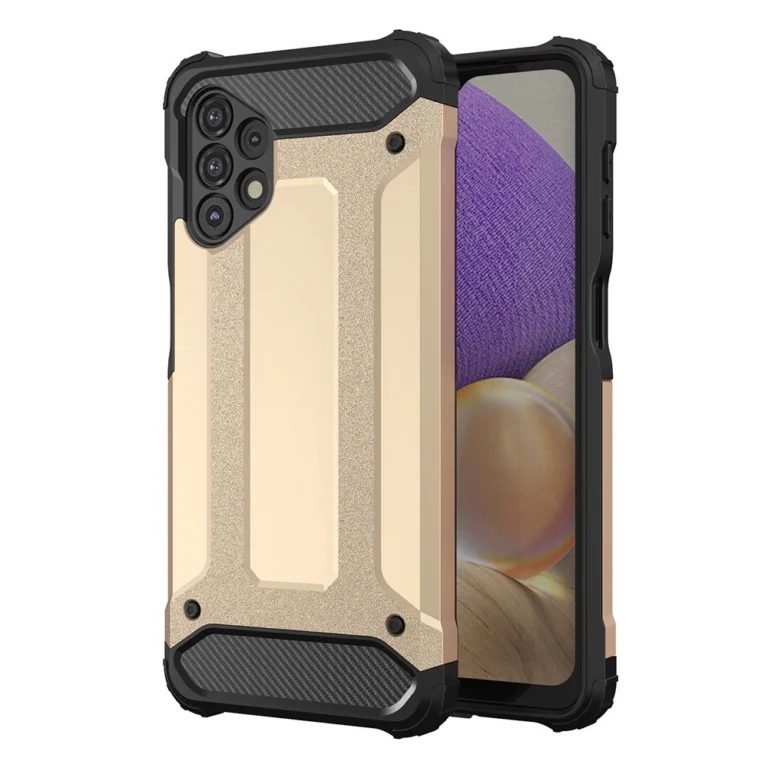 Hybrid Armor Tough Rugged Cover Golden Kryt Samsung Galaxy A32 5G