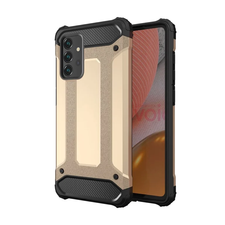 Hybrid Armor Tough Rugged Cover Golden Kryt Samsung Galaxy A72