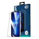 Joyroom Jr-Mlg0286 2.5D Anti-Blue Light + Dustproof Tempered Glass With Black Frame iPhone 16 Plus/15 Plus
