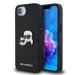 Karl Lagerfeld Fixed Glitter Metal K&CH Black Kryt iPhone 16e