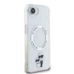 Karl Lagerfeld IML Karl and Choupette MagSafe Transparent Kryt iPhone 16e