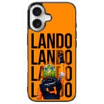 Lando Norris Formula 1 Kryt iPhone 16