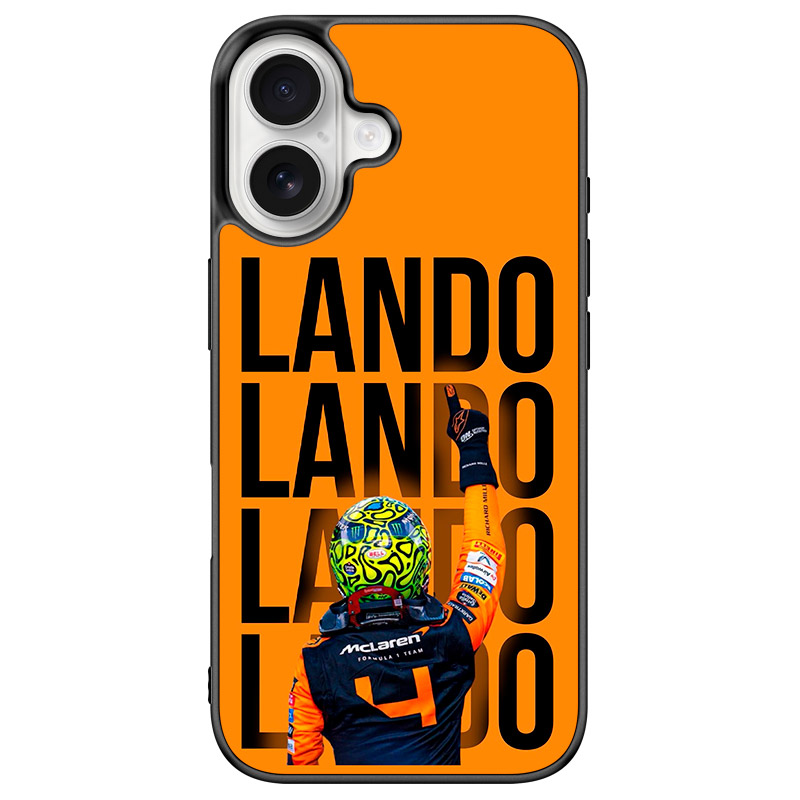 Lando Norris Formula 1 Kryt iPhone 16