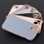 Lighting Color Gold Frame Gel Cover Blue Kryt Samsung Galaxy A12