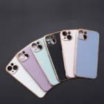 Lighting Color Gold Frame Gel Cover Blue Kryt Samsung Galaxy A12