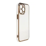 Lighting Color Gold Frame Gel Cover White Kryt Samsung Galaxy A12