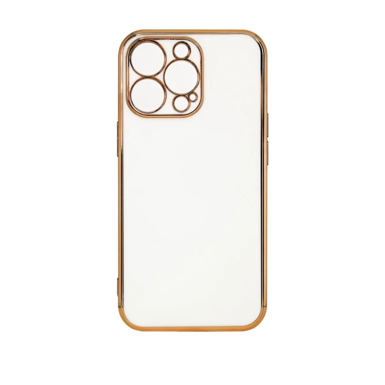 Lighting Color Gold Frame Gel Cover White Kryt Samsung Galaxy A12