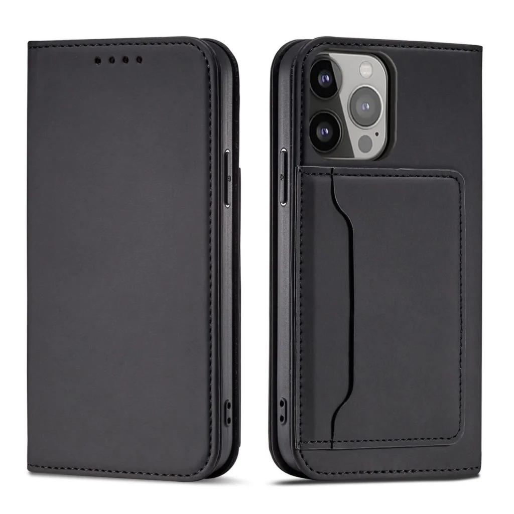 Magnet Card Cover With Flip Wallet Stand Black Kryt Samsung Galaxy A23 5G