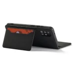 Magnet Card Pouch Wallet Card Holder Black Kryt Samsung Galaxy A12