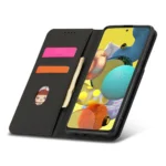 Magnet Card Pouch Wallet Card Holder Black Kryt Samsung Galaxy A12