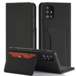 Magnet Card Pouch Wallet Card Holder Black Kryt Samsung Galaxy A12