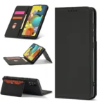 Magnet Card Pouch Wallet Card Holder Black Kryt Samsung Galaxy A12