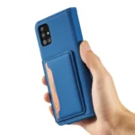 Magnet Card Pouch Wallet Card Holder Blue Kryt Samsung Galaxy A13 5G