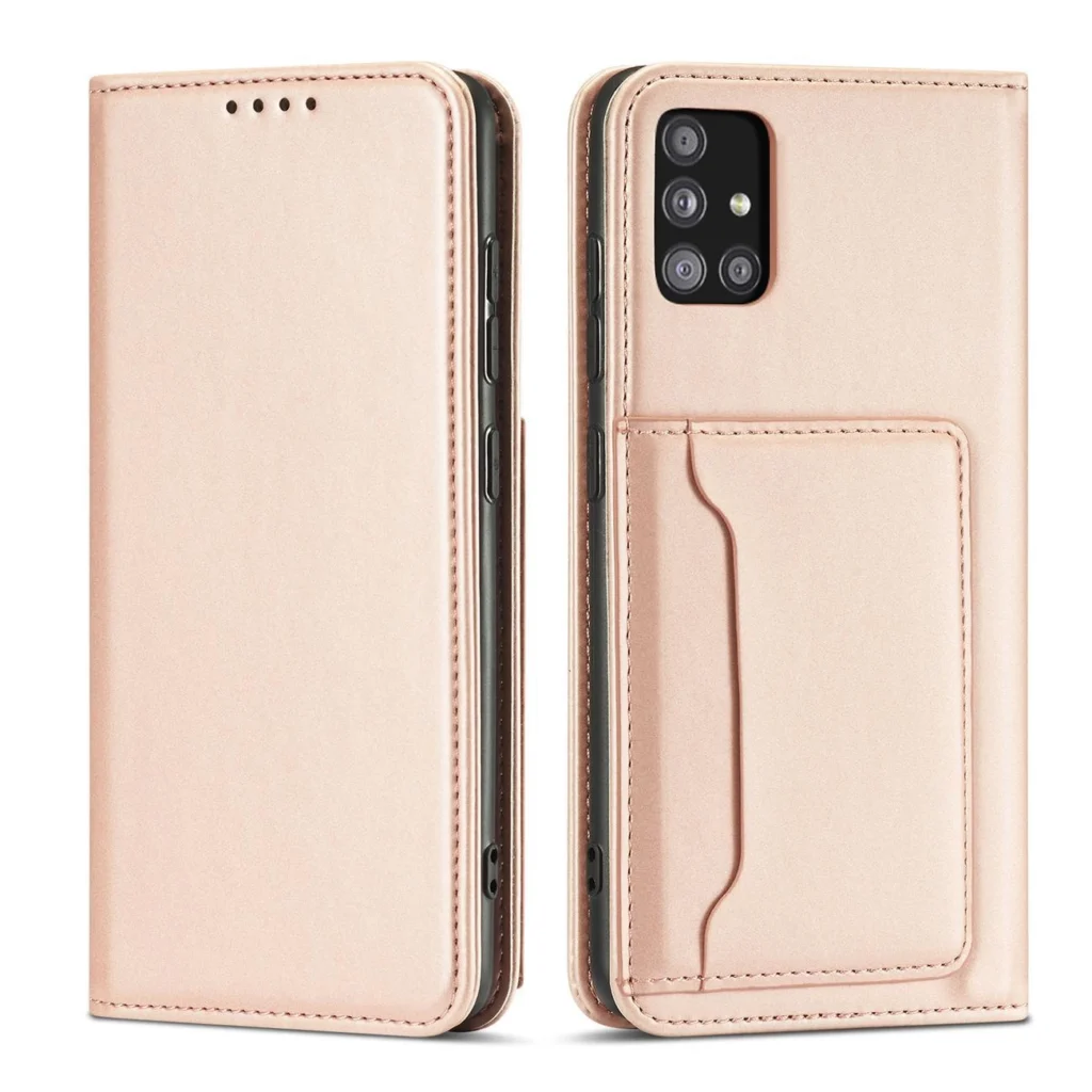Magnet Card Pouch Wallet Card Holder Pink Kryt Samsung Galaxy A13 5G