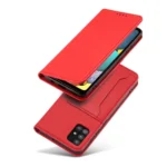Magnet Card Pouch Wallet Card Holder Red Kryt Samsung Galaxy A13 5G