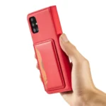 Magnet Card Pouch Wallet Card Holder Red Kryt Samsung Galaxy A13 5G