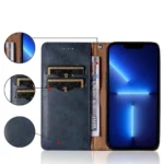 Magnet Strap Pouch Wallet + Mini Lanyard Pendant Blue Kryt Samsung Galaxy A12