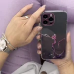Marble Cover Gel Cover Orange Marble Kryt Samsung Galaxy A12