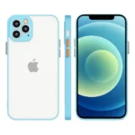 Milky Silicone Flexible Translucent Blue Kryt Samsung Galaxy A72