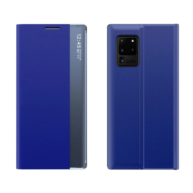 New Sleep Bookcase Type With Kickstand Function Blue Kryt Samsung Galaxy A72