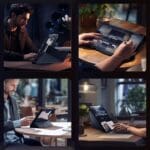 Nillkin Bumper PRO Protective Stand Multi-angle Black Kryt Xiaomi Pad 7/7 Pro