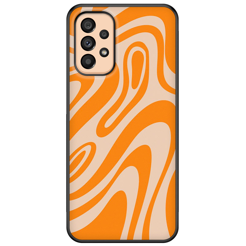 Orange Waves Kryt Samsung Galaxy A53 5G
