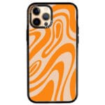 Orange Waves Kryt iPhone 12 Pro Max