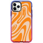 Orange Waves Kryt iPhone 11 Pro Max - Obrázek 2