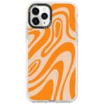 Orange Waves Kryt iPhone 11 Pro Max