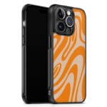 Orange Waves Kryt iPhone 16 Pro