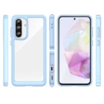Outer Space Cover With Flexible Frame Blue Kryt Samsung Galaxy A56 5G