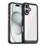 Outer Space Flexible Frame Cover Black Kryt iPhone 16e
