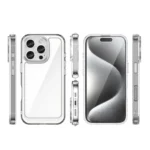 Outer Space Flexible Frame Cover Clear Kryt iPhone 16e