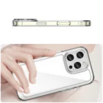 Outer Space Flexible Frame Cover Clear Kryt iPhone 16e