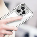 Outer Space Flexible Frame Cover Clear Kryt iPhone 16e