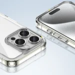 Outer Space Flexible Frame Cover Clear Kryt iPhone 16e