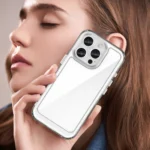 Outer Space Flexible Frame Cover Clear Kryt iPhone 16e