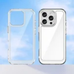 Outer Space Flexible Frame Cover Clear Kryt iPhone 16e