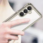Outer Space Flexible Frame Cover Translucent Black Kryt iPhone 16e