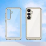 Outer Space Flexible Frame Cover Translucent Black Kryt iPhone 16e