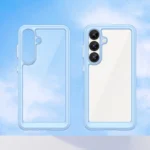 Outer Space With Gel Frame Blue Kryt Samsung Galaxy S25