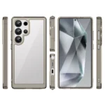 Outer Space With Gel Frame Clear Black Kryt Samsung Galaxy S25 Ultra