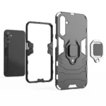 Ring Armor Armored Cover Magnetic Holder Ring Black Kryt Samsung Galaxy A24